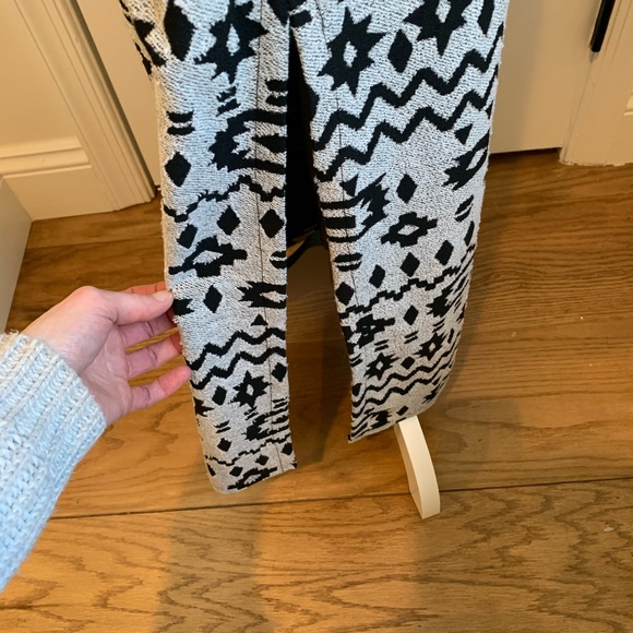 Black and Gray Winter Maxi Skirt NWOT - Picture 6 of 8